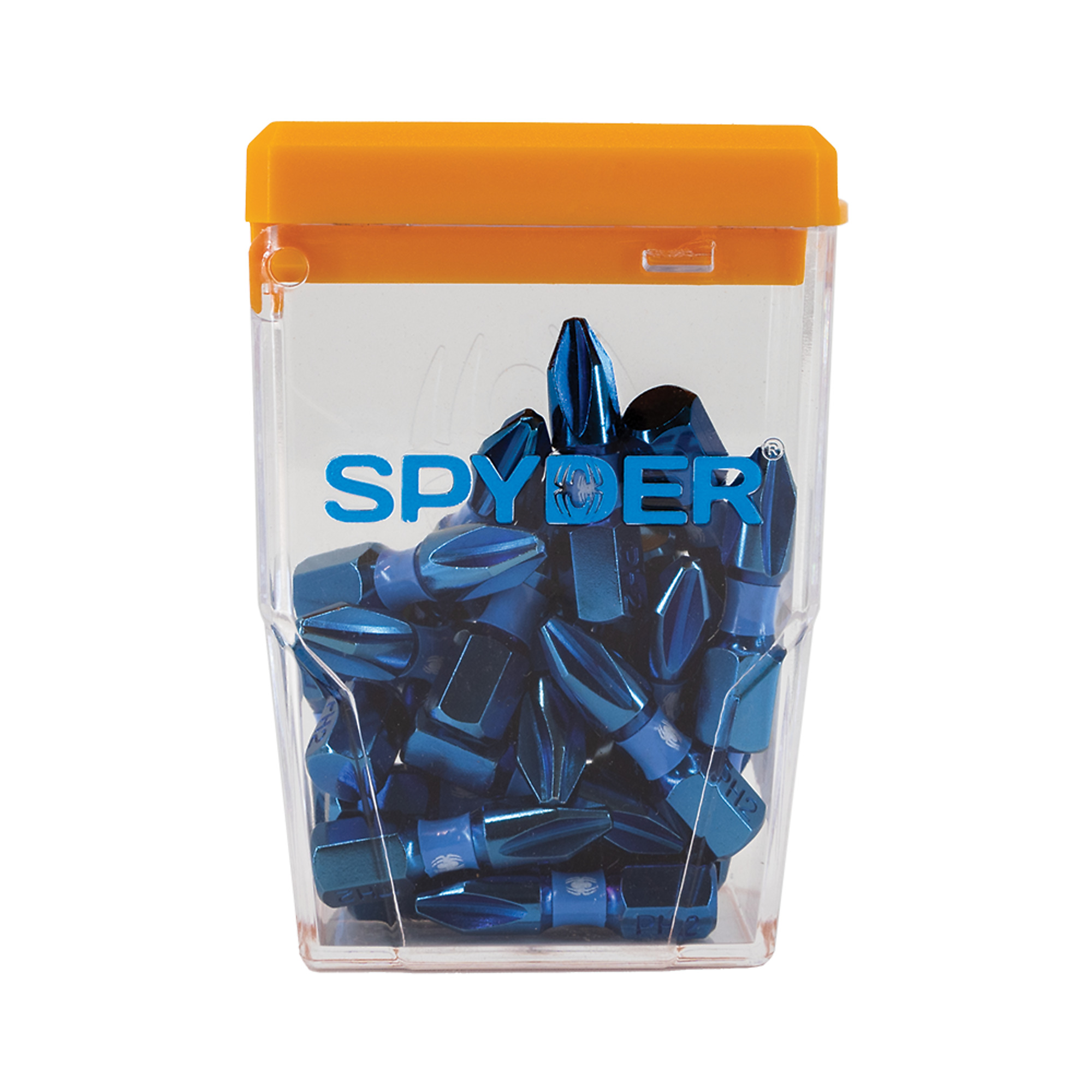 SPYDER Stinger™, 25Pc 1/4in. X 1in. Mach-Blue Impact Driver Bit, Ph2 Included (qty.) 1 Model# 19072